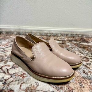 Aldo Women's Slip On Loafers Shoes Size 6 Pink Leather